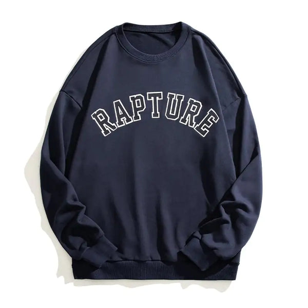 Autumn Loose Couple Jacket with Letter Embroidery